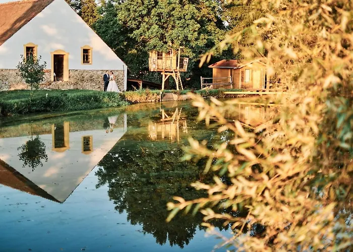 Viking Houses Strnadovsky Mlyn Jesenice  foto