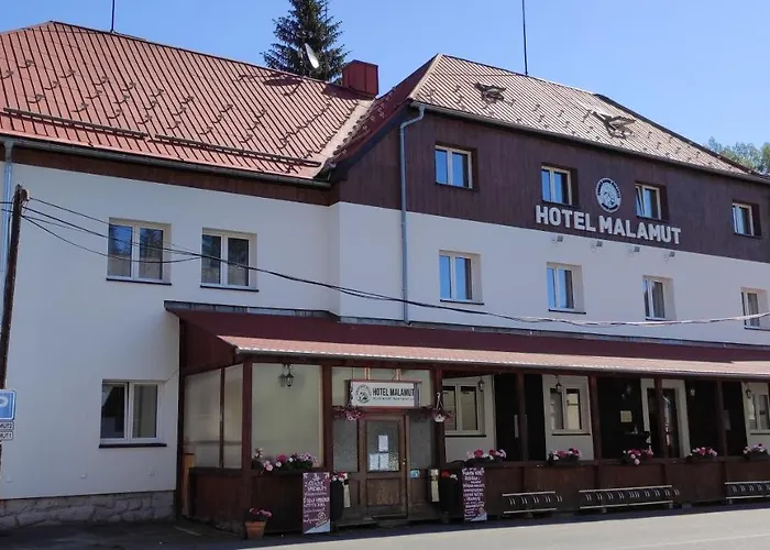 Hotel Malamut Nové Hamry Foto