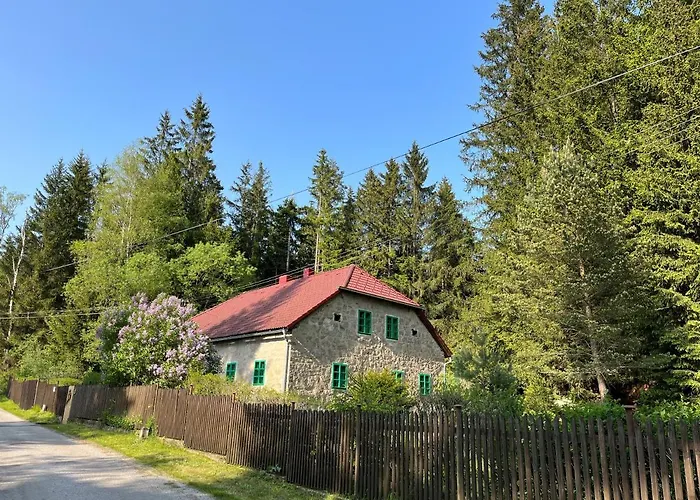 Chalupa Pod Lipenskou Hrazi Loučovice fotoğrafı