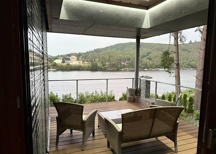 Vila Hrdlička Slapy Chalot Bus fotorgafie