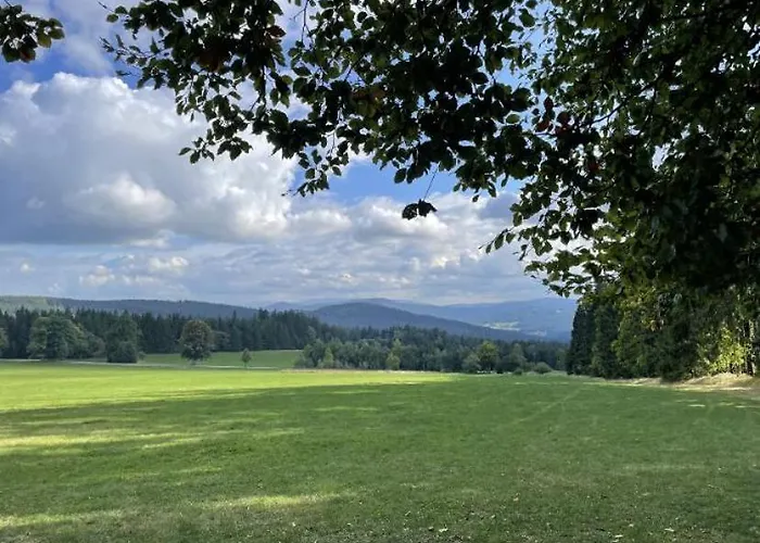Ferienwohnung Utulna Maringotka V Srdci Sumavy Borová Lada Foto