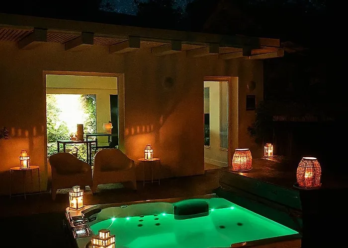 Relax u potoka, vířivka, swimSpa, sauna Cvrcovice fotorgafie